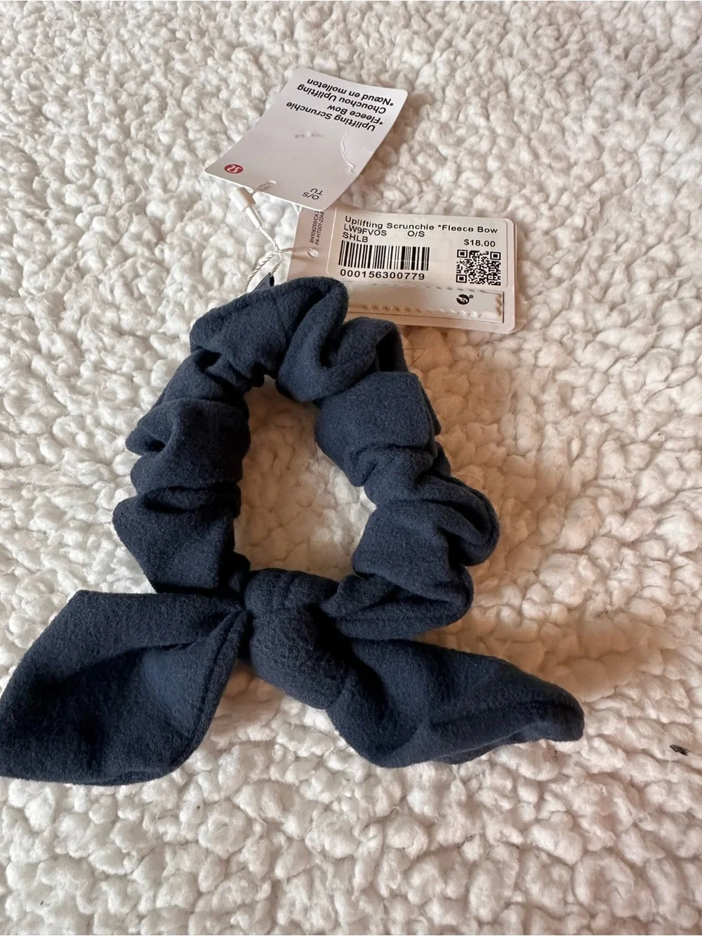 Lululemon Navy Knot Scrunchie Set - 2 Pack